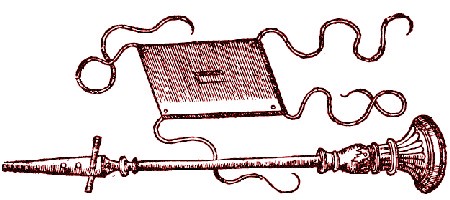 Pegged Cautery Iron and Shield